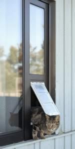 Endura flap side slide window insert