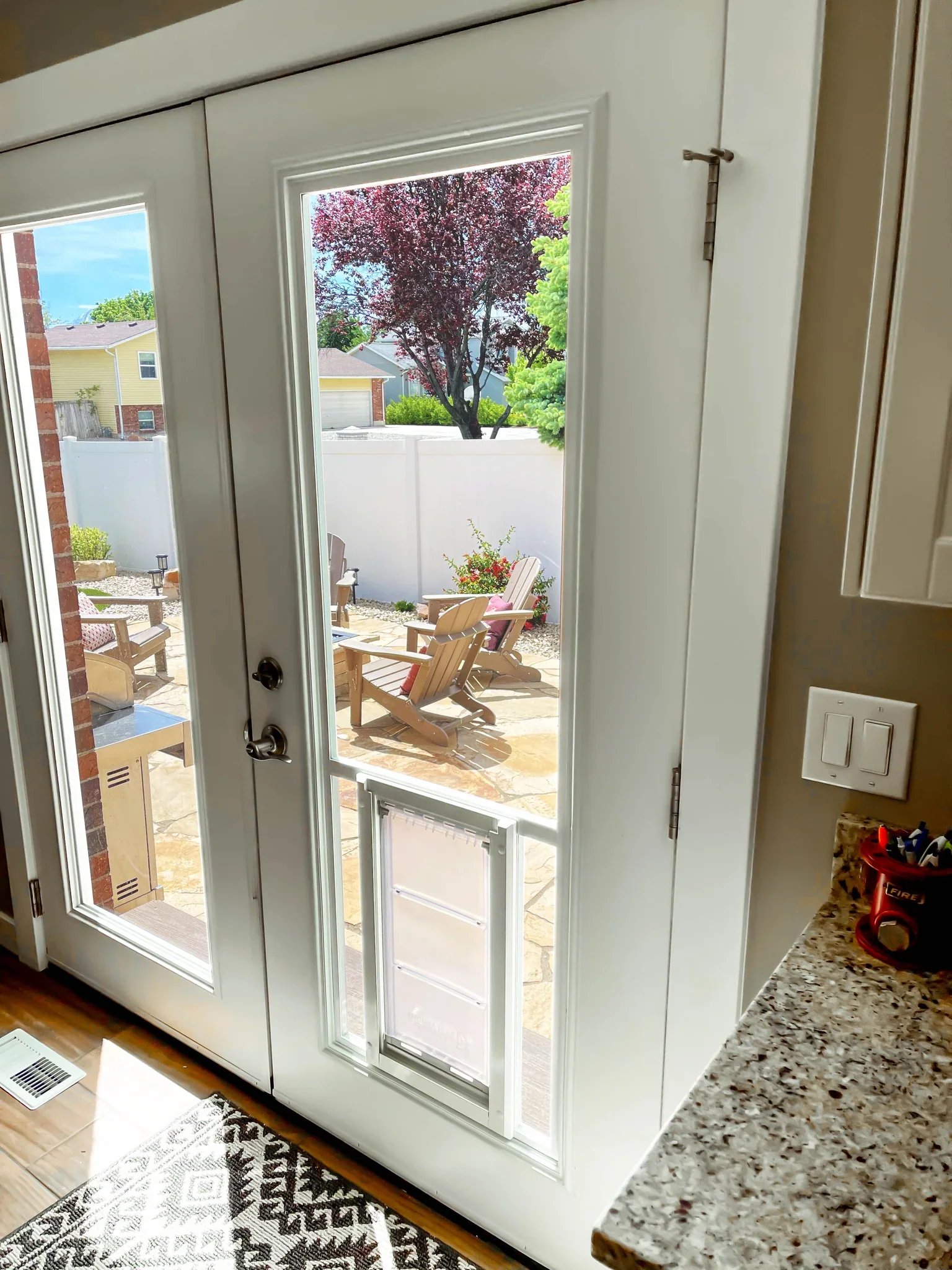 Dog door in 2025 glass french door