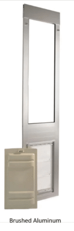Endura Flap patio panel brushed aluminum