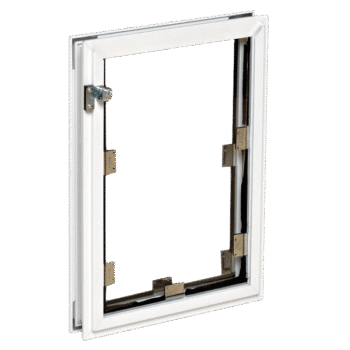 Hale pet door in door flaps