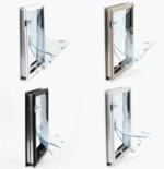 flap exposed in Hale pet doors