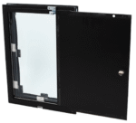 Side sliding pet door by Hale