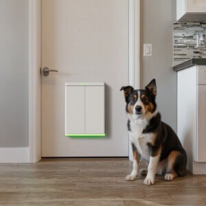 Pawport Wall Smart Pet Door White