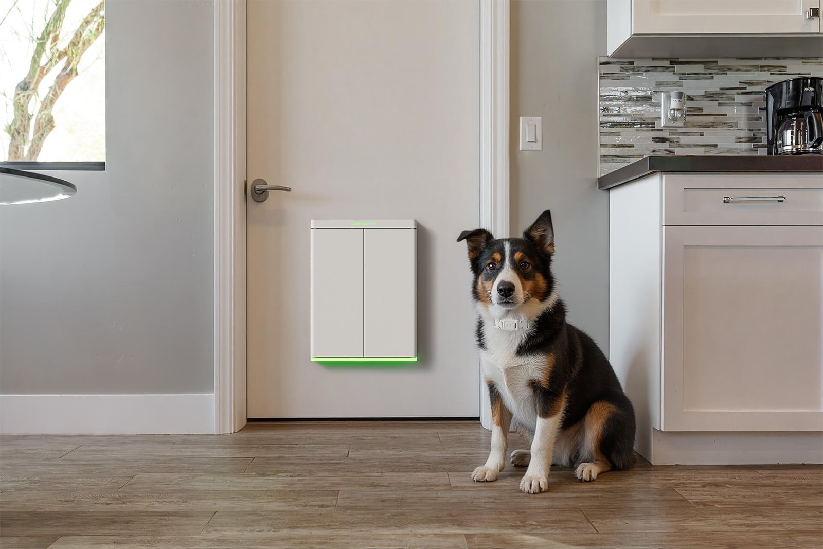 Pawport Wall Smart Pet Door White