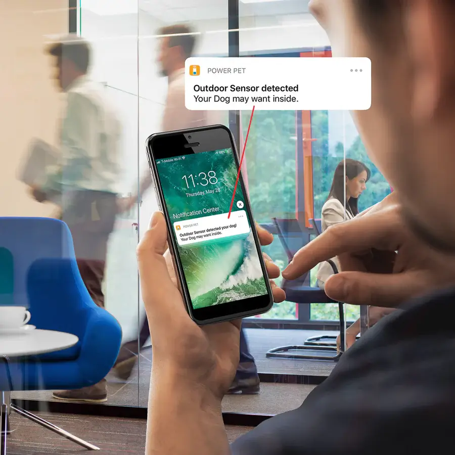 PXR-L LARGE DOOR MOUNT POWER PET ROLL UP WiFi ENABLED PET DOOR - Image 7